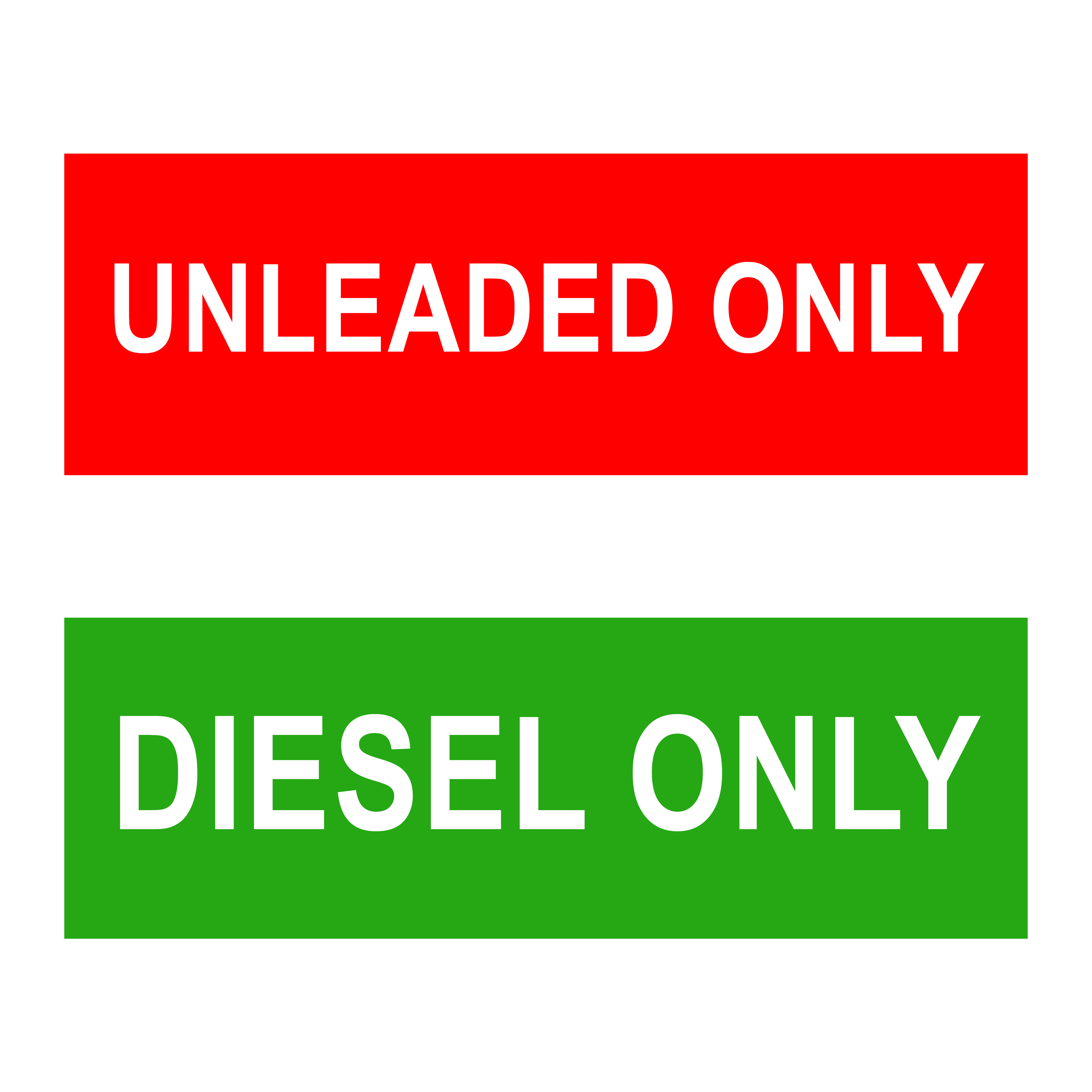 Fuel Sticker Label for Trucks & Commercial Vehicle – Code10